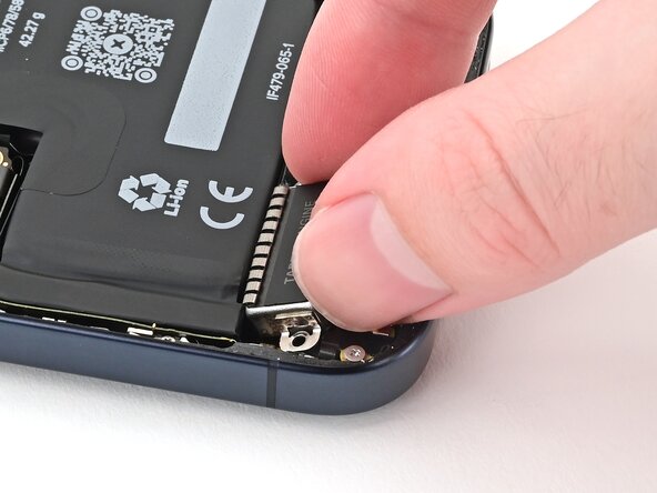 iPhone 15 Pro Battery Replacement, Install the Taptic Engine: step 43, image 2 of 3