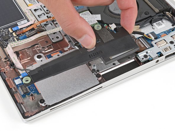 HP EliteBook 845 G7 Smart Card Reader Replacement, Reposition the speaker: crwdns2935265:011crwdnd2935265:02crwdnd2935265:03crwdne2935265:0