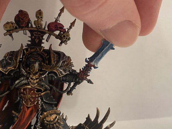 How to Repair a Warhammer 40,000 Painted Miniature, How to Repair a Warhammer 40,000 Painted Miniature: step 1, image 2 of 2
