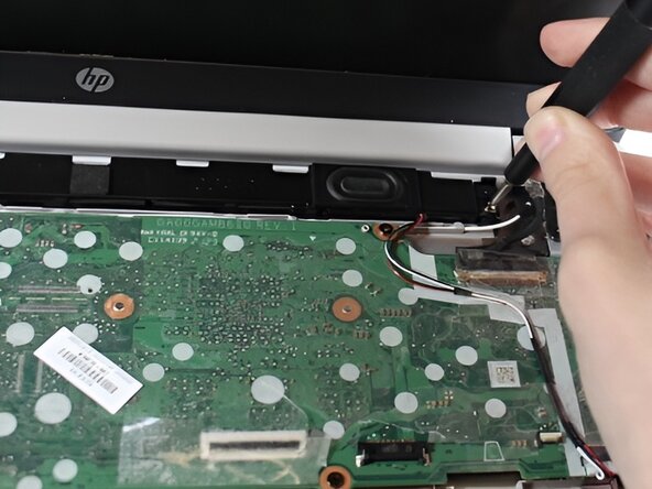 HP Chromebook 14a-ne0013dx Speakers Replacement, Speakers: step 6, image 2 of 3