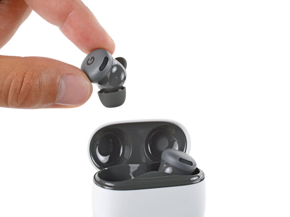 Google Pixel Buds 2a Bottom Shell Replacement, Remove the Buds: crwdns2935265:02crwdnd2935265:02crwdnd2935265:03crwdne2935265:0