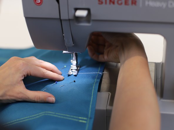 How to Repair a Tear in a Camping Chair, Prepare for stitching: crwdns2935265:06crwdnd2935265:03crwdnd2935265:03crwdne2935265:0