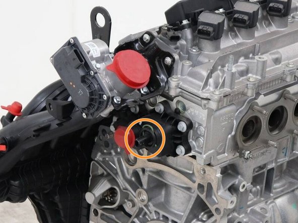 Sondes et Capteurs moteur, Sonde de température du liquide de refroidissement: étape 6, image 2 de 2