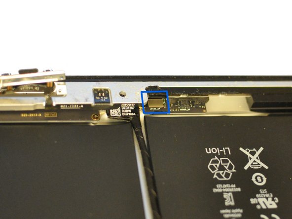 iPad 2 Wi-Fi Power/Mute/Volume Buttons Cable Replacement, Power/Mute/Volume Buttons Cable: step 36, image 3 of 3