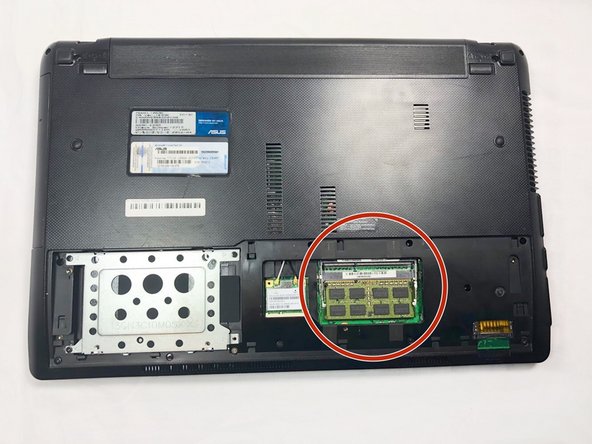 Asus A53E-ES92 RAM Card Replacement: crwdns2935265:04crwdnd2935265:02crwdnd2935265:02crwdne2935265:0
