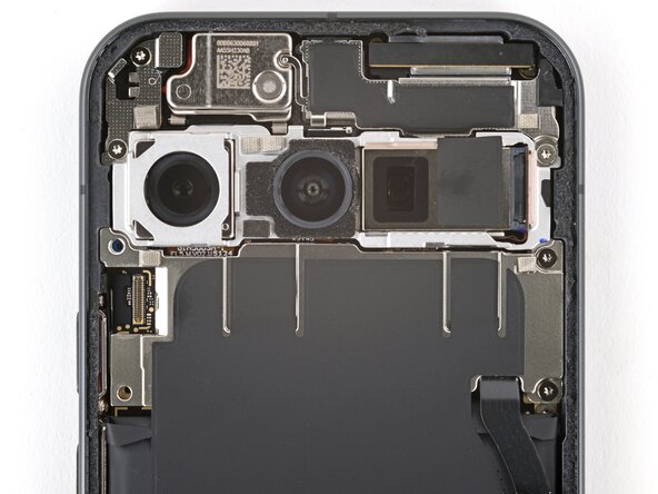 Google Pixel 10 Battery Replacement, Remove the motherboard cover screws: 16 단계, 이미지 2개 중 2개