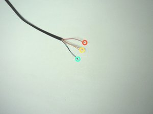 Blue wire in online earphones