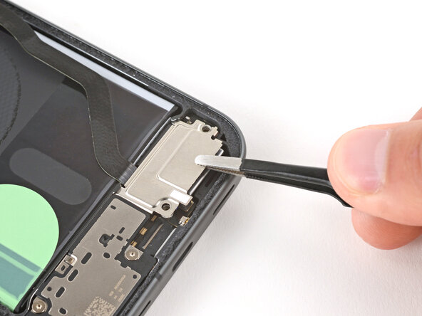 Google Pixel 10 Battery Replacement, Install the USB‑C board cover: 37 단계, 이미지 3개 중 3개