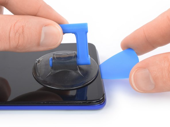 Xiaomi Redmi Note 8 Pro Screen Replacement, Insert an opening pick: crwdns2935265:026crwdnd2935265:02crwdnd2935265:03crwdne2935265:0