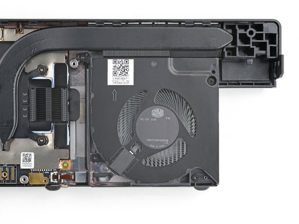Framework Laptop 16" Graphics Module Fan Replacement, Loosen the fan screws: 步骤 17 中的图像 2，2