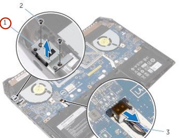 Dell Alienware 13 Coin-Cell Battery Replacement, Remove the Screw: crwdns2935265:042crwdnd2935265:02crwdnd2935265:02crwdne2935265:0