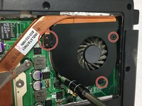 Acer Aspire 3003WLCi Internal Fan Replacement