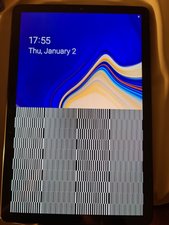 Samsung tab s4 half display discoloured Samsung Galaxy Tab S4