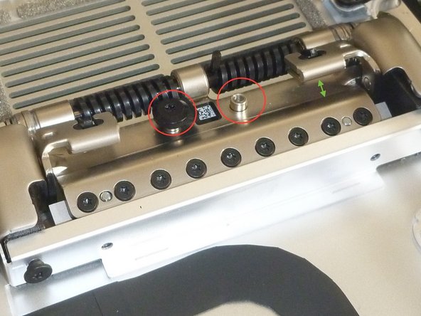 iMac Intel 27" EMC 2639 Stand Replacement, Release spring tension in the stand if necessary: crwdns2935265:04crwdnd2935265:02crwdnd2935265:03crwdne2935265:0