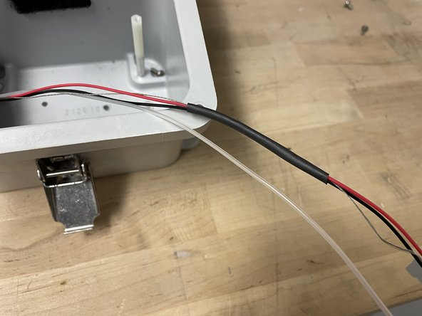 GI Node with Pressure Transducer Assembly, Heat Shrinking: step 14, image 3 of 3