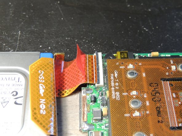 Dell DJ 2nd Generation Disassembly, Disconnect the hard drive: crwdns2935265:012crwdnd2935265:02crwdnd2935265:02crwdne2935265:0