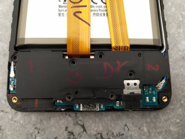 Samsung A7 (2018) SM-A750FN  Display  Replacement, Disconnect battery: crwdns2935265:04crwdnd2935265:02crwdnd2935265:03crwdne2935265:0