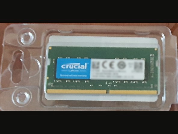 Notebook ASUS VIVOBOOK X512FJ memory Replacement, Install the new memory: crwdns2935265:04crwdnd2935265:02crwdnd2935265:02crwdne2935265:0