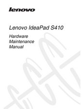 Lenovo IdeaPad S410 Hardware Maintenance Manual