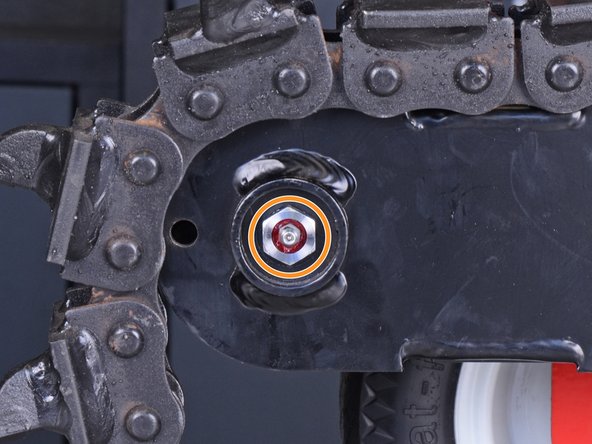 Barreto Trencher E718MTH4S 2016 Chain Roller Spacer Replacement, Remove the chain roller bolt: step 9, image 2 of 3