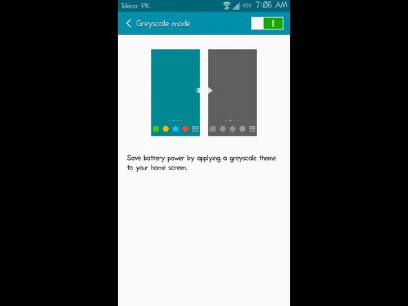 Samsung Galaxy Note II: Enhance Battery Life