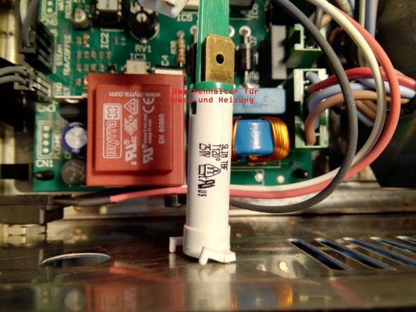 Quickmill 0835 Retro demontieren, Lampe ausbauen: Schritt 6, Bild 2 von 2