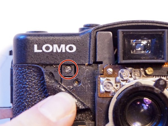 Lomo LC-A sticky shutter repair, Leather covering: crwdns2935265:05crwdnd2935265:03crwdnd2935265:03crwdne2935265:0