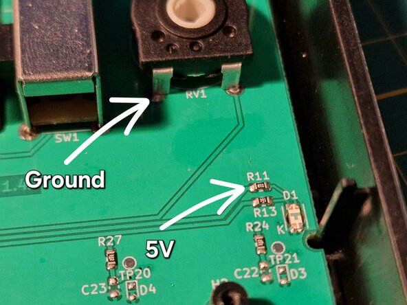 Stylophone Beat analog sync out MOD, Locate the points of interest: crwdns2935265:04crwdnd2935265:01crwdnd2935265:02crwdne2935265:0