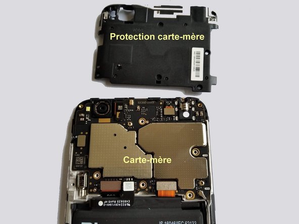 Xiaomi Redmi Go Screen and Battery Replacement, Remove the Motherboard Midframe: crwdns2935265:06crwdnd2935265:02crwdnd2935265:02crwdne2935265:0