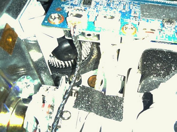 Optoma H180X Projector Disassembly, Close up: internal fan: step 8, image 1 of 1