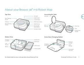 iRobot Braava Jet M6 M6110 Wi-Fi Connected Robot Mop Floor Cleaner + Extra  Pads