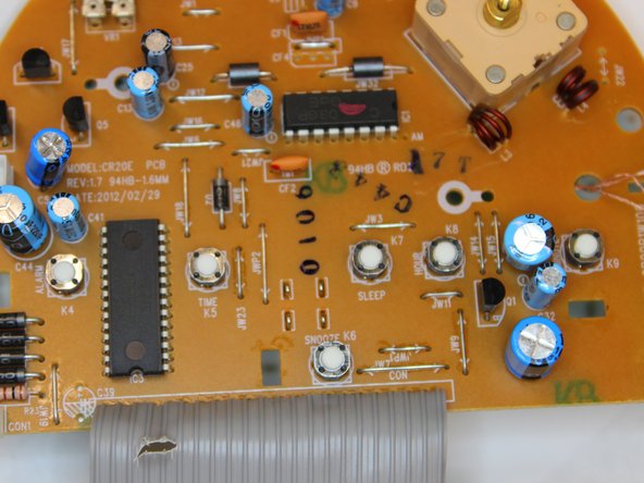 RCA RC2012 Alarm Clock Radio Teardown