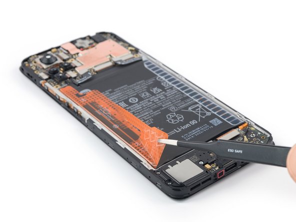 Xiaomi Redmi Note 11 Pro Battery Replacement, Peel off the battery pull-tabs: crwdns2935265:019crwdnd2935265:02crwdnd2935265:03crwdne2935265:0