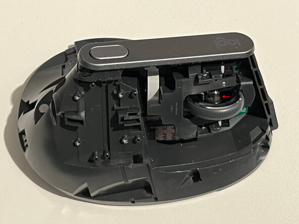 Logitech MX Vertical Mouse Wheel Fix, Clean the mouse wheel: step 11, image 1 of 1