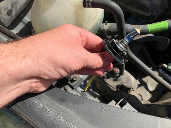 2018 Hyundai Tucson Low Beam Headlight Bulb Replacement: step 6, image 3 of 3