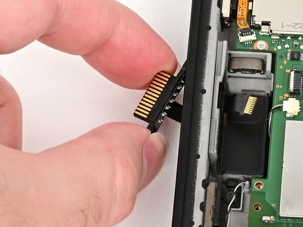 Nintendo Switch 2 Right Joy-Con 2 Connector Replacement, Remove the right Joy‑Con 2 connector: crwdns2935265:040crwdnd2935265:02crwdnd2935265:03crwdne2935265:0