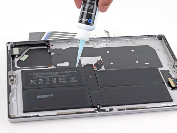 Microsoft Surface Pro 7 Battery Replacement, Remove the battery: adım 50, 3 resimden 2.