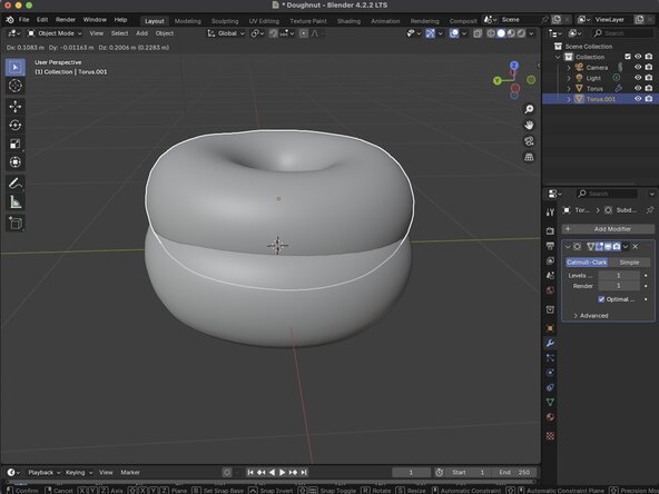 Basic Modeling, Duplicating an Object: crwdns2935265:07crwdnd2935265:02crwdnd2935265:03crwdne2935265:0