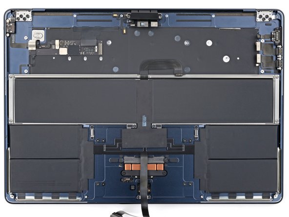 MacBook Air 15" 2023 Battery Replacement, Unfasten the battery tray: crwdns2935265:040crwdnd2935265:02crwdnd2935265:02crwdne2935265:0