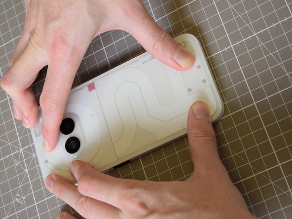 Nothing Phone (2a) Battery Replacement, Replace back plate: crwdns2935265:039crwdnd2935265:02crwdnd2935265:03crwdne2935265:0