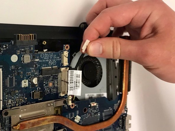 HP 15-ac121dx Fan Replacement: step 9, image 2 of 2