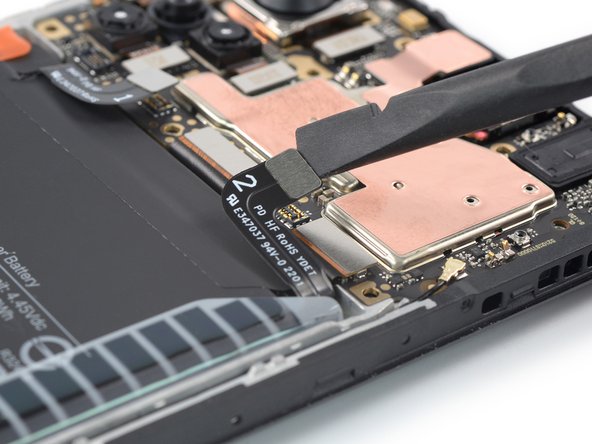 Xiaomi Redmi Note 11 Pro Screen Replacement, Disconnect the battery cables: crwdns2935265:018crwdnd2935265:03crwdnd2935265:03crwdne2935265:0