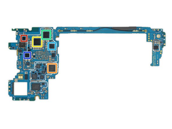 Vue éclatée du Google Pixel 2 XL: étape 10, image 1 de 2