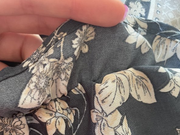 Repairing A Torn Skirt Ruffle: 9 단계, 이미지 2개 중 2개