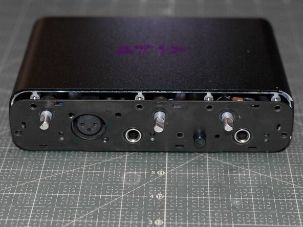 Avid Fast Track Solo Disassembly, Remove front plate: step 6, image 2 of 3