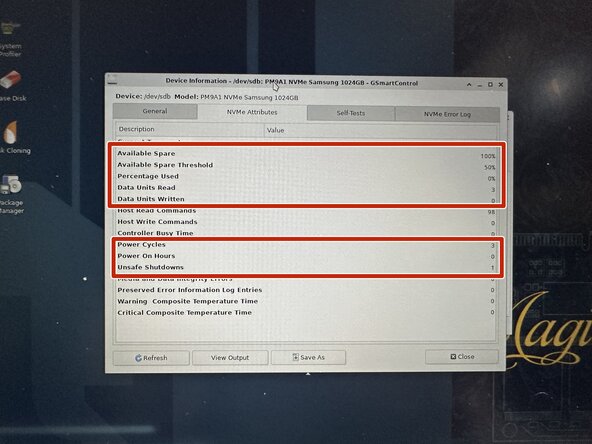 Diagnosing and Erasing SSDs (Solid State Drive), Parted Magic - NVMe: 手順 7、 3の画像 1