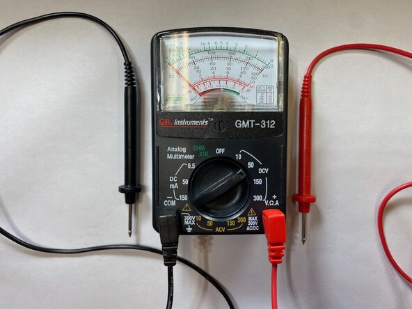 Klipsch Cinema 600 Power Supply Module Replacement, Set Up for Bench Test of Output Voltages: step 9, image 1 of 1