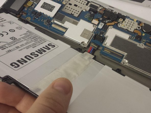 Samsung Galaxy Note 10.1 LCD Replacement, Removing the Battery: crwdns2935265:04crwdnd2935265:02crwdnd2935265:03crwdne2935265:0