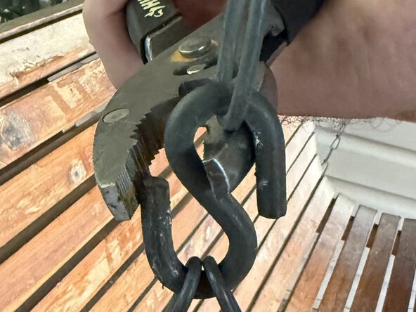 How to Repair a Backward-Tilted Porch Swing: step 7, image 1 of 1