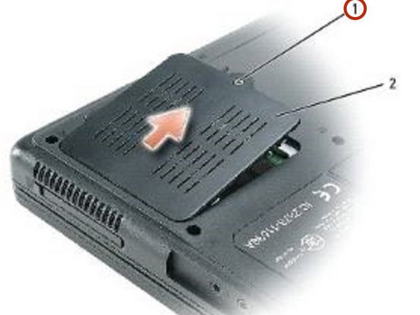 Dell Inspiron 1200 Memory Modules Replacement, Replace the Cover: crwdns2935265:06crwdnd2935265:02crwdnd2935265:02crwdne2935265:0